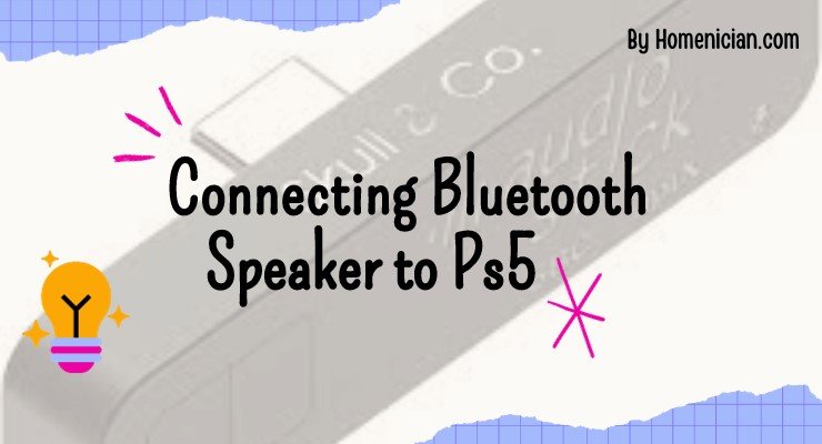 Connecting Bluetooth Speaker to Ps5