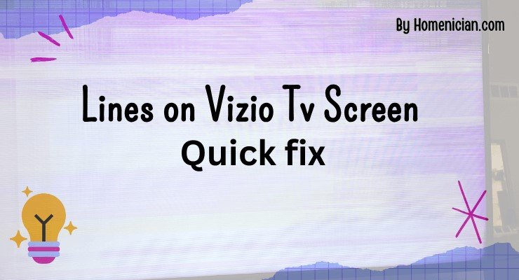 Lines on Vizio Tv Screen