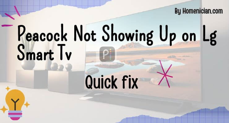 Peacock Not Showing Up on Lg Smart Tv
