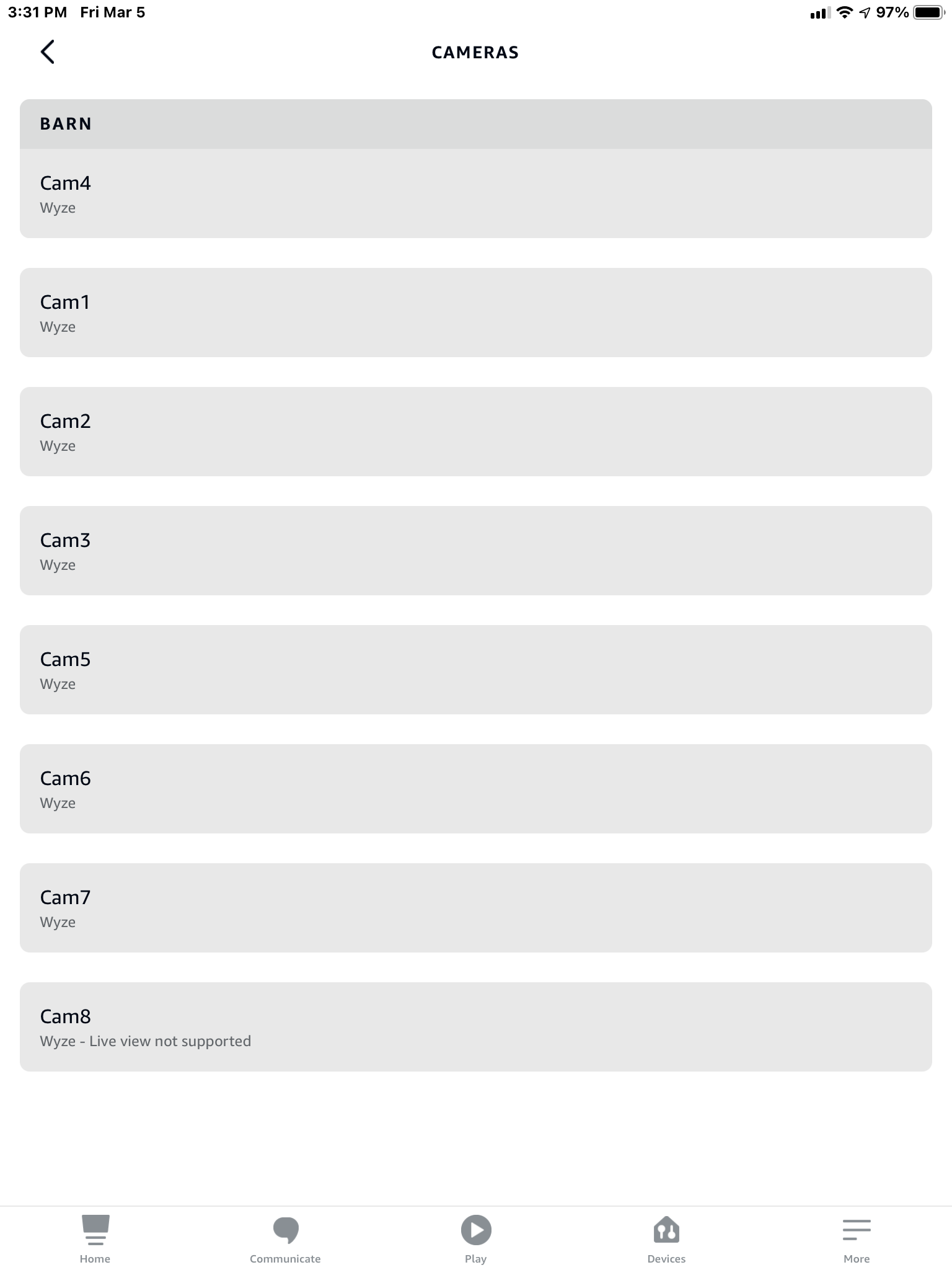 Arlo Live View Not Support Alexa Echo Show