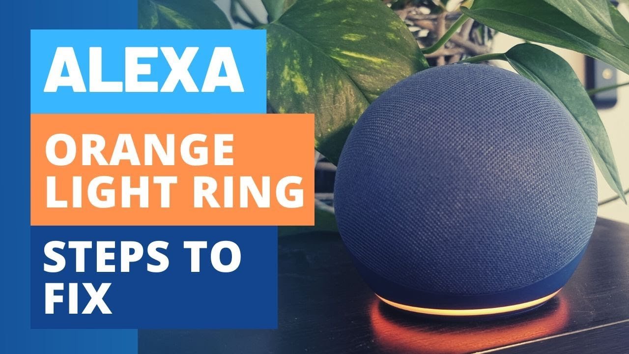 Fix Alexa Orange Light