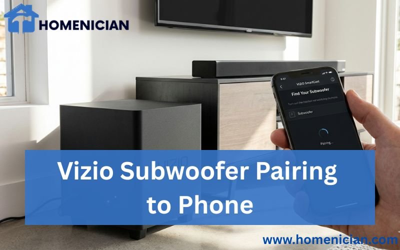 Vizio Subwoofer Pairing to Phone-FI